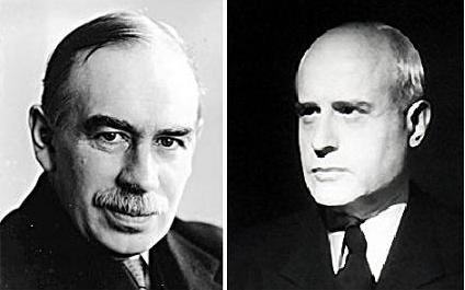 <b>John Meynard Keynes</b> et Jacques Rueff - John-Meynard-Keynes-et-Jacques-Rueff1