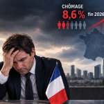 Croissance divisée par deux, chômage à 8,6 % la France décroche de l’Europe