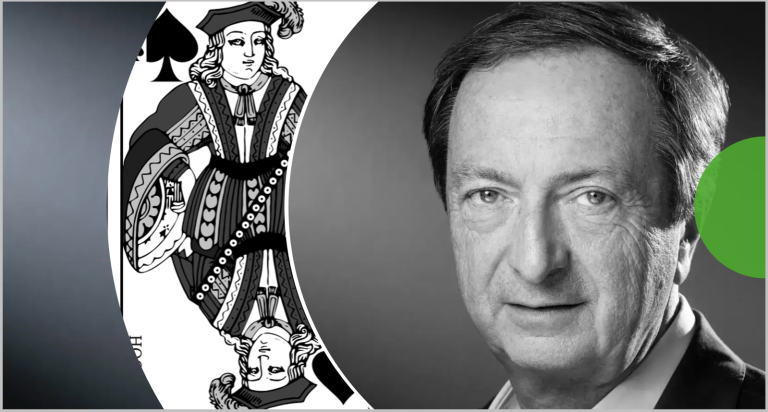 le patron des Centres Leclerc, Michel-Édouard Leclerc, en 2021 (photo AFP) et le jeu du Mistigri fiscal