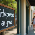 entrepreneurs en grève