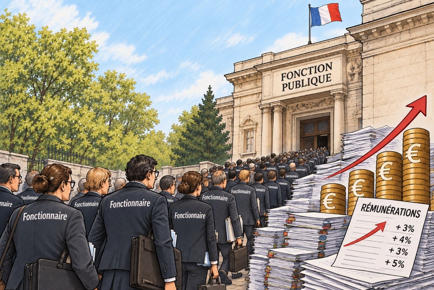 Toujours plus de fonctionnaires et des rémunérations qui augmentent : une note de la Cour des comptes confirme les analyses de l’IREF